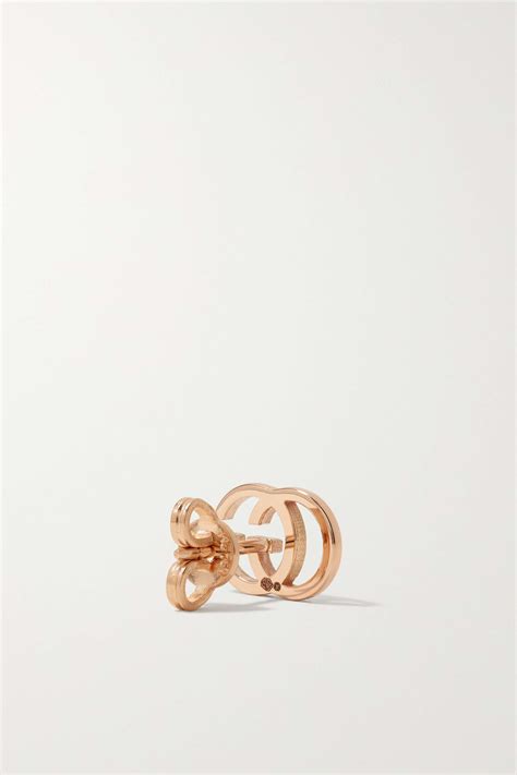 gucci ohrringe rosegold|Gucci gold earrings.